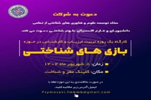 کارگاه آموزشی بازی های شناختی