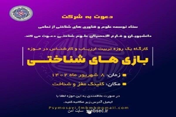 کارگاه آموزشی بازی های شناختی